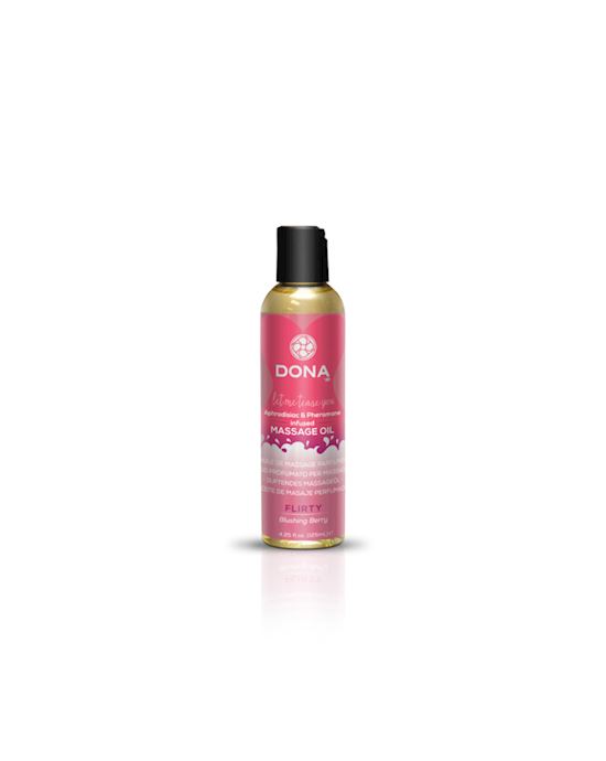 Dona Scented Massage Oil Blushing Berry 125ml