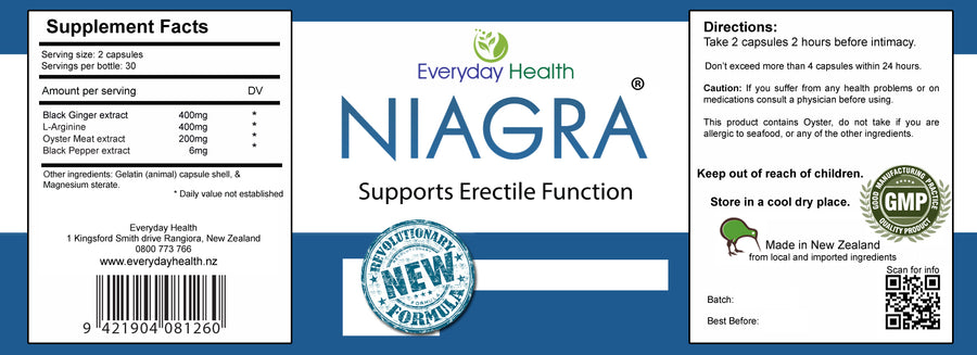Niagra - Supports Erectile Function
