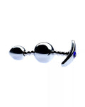 Kink - Two Ball Metal Butt Plug 20mm 30mm x 120mm