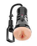 PDX Extreme Super Sucker XXL Stroker - ivory suction-powered masturbator, front view