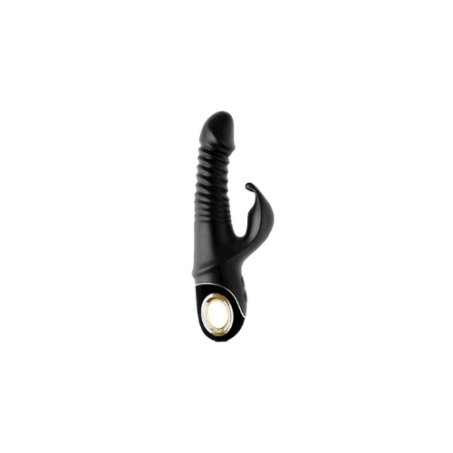 Share Satisfaction Galactic Thrusting Rabbit Vibrator Black