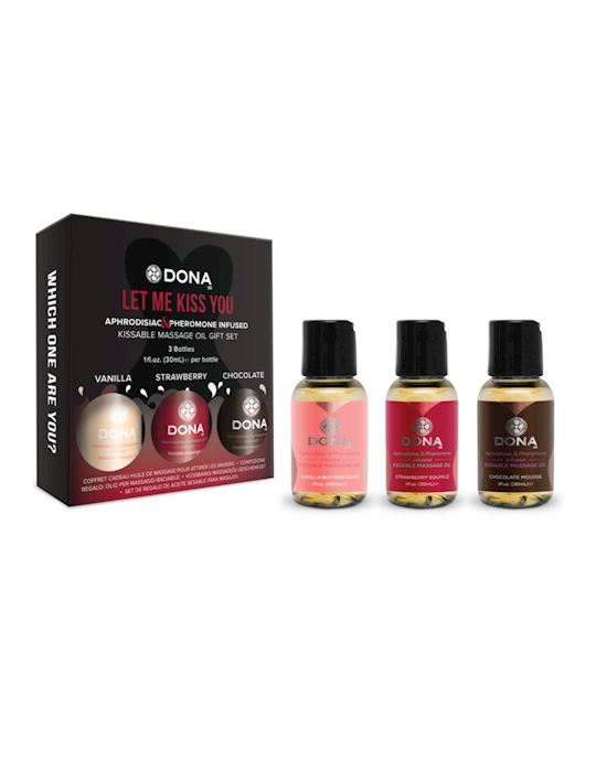 Dona Let Me Kiss You Massage Gift Set