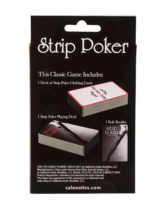 Strip Poker - card game