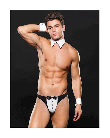 Envy 3 Piece Tuxedo Set With Cuffs And Collar