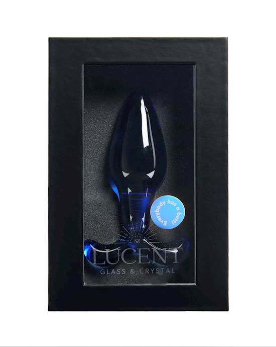 Lucent Fleur Glass Butt Plug 4.5 Inch