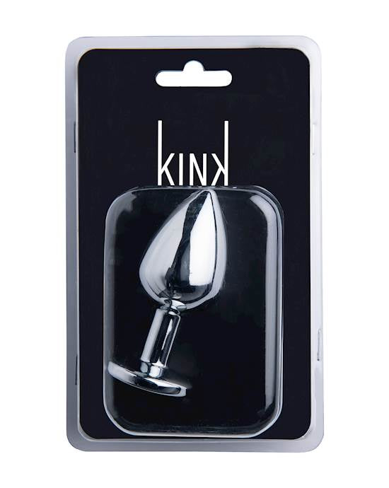 Kinki Range Alloy Love Heart Gemmed Butt Plug 2.7 Inch